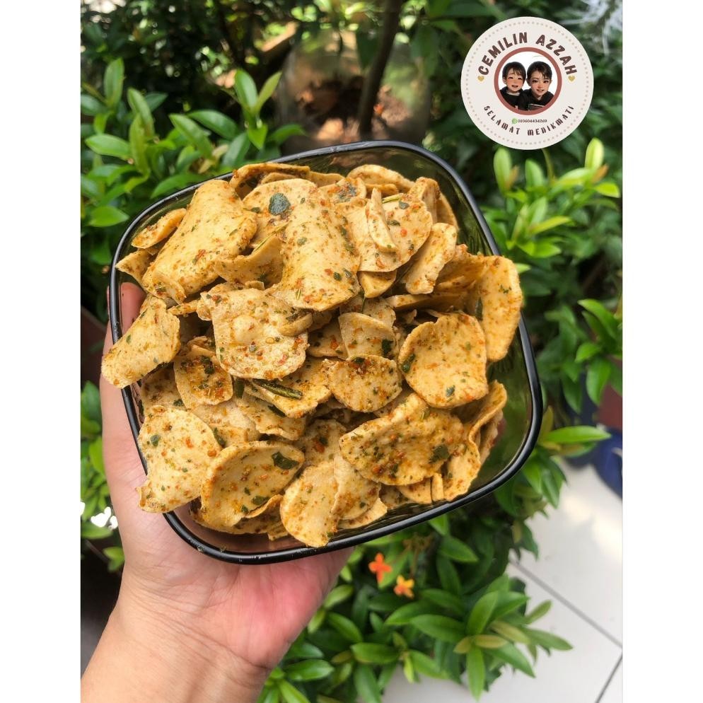 

CR - Keripik Basreng pedas daun jeruk 500gr TERLARIS