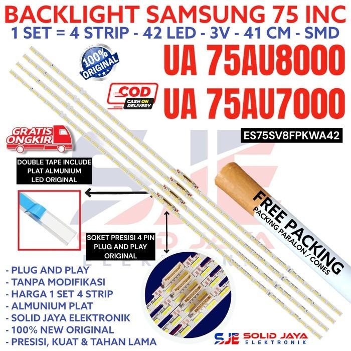 BACKLIGHT TV LED SAMSUNG 75 75AU8000 75AU7000 UA75AU8000 UA75AU7000