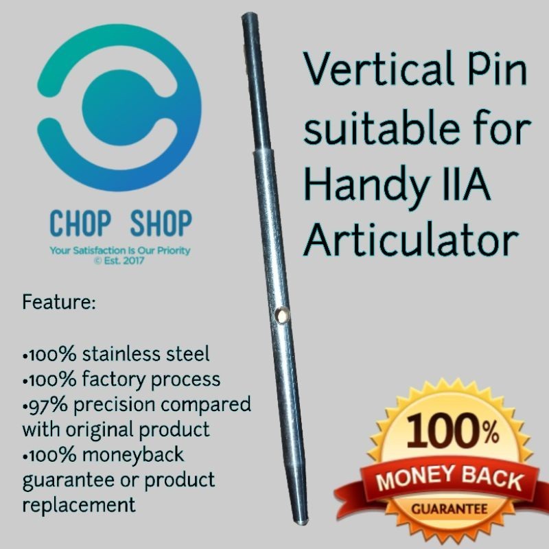 Vertical Pin Artikulator Handy IIA pin vertical pin insisal tiang tegak handy