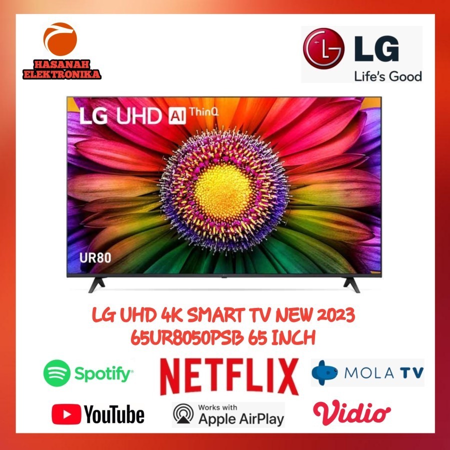 LG 65UR8050 UHD 4K SMART TV 65 INCH NEW 2023 65UR8050PSB