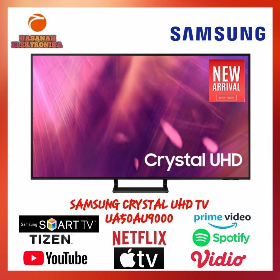 SAMSUNG CRYSTAL UHD TV NEW 2021 SMART TV 4K UA50AU9000 50 INCH
