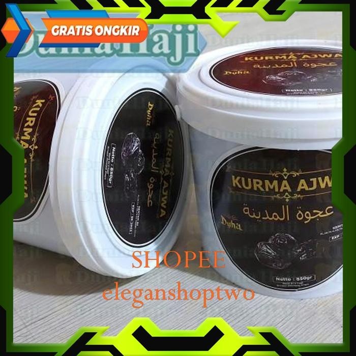 

KURMA AJWA EMBER 850 GR / KURMA NABI EMBER PREMIUM ASLI MADINAH PRODUK KUALITAS BERKELAS !!