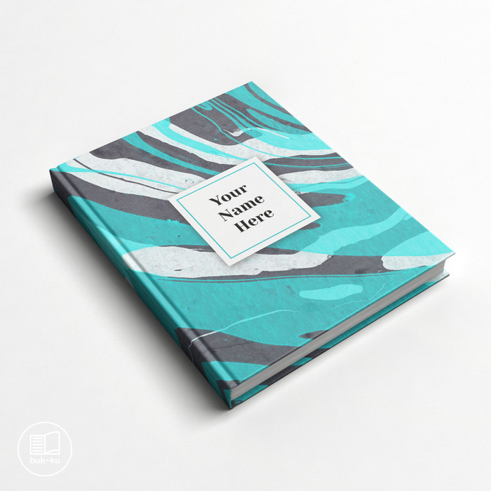 

BARANG TERLARIS Notebook motif marble custom catatan notes tulis buku agenda planner a