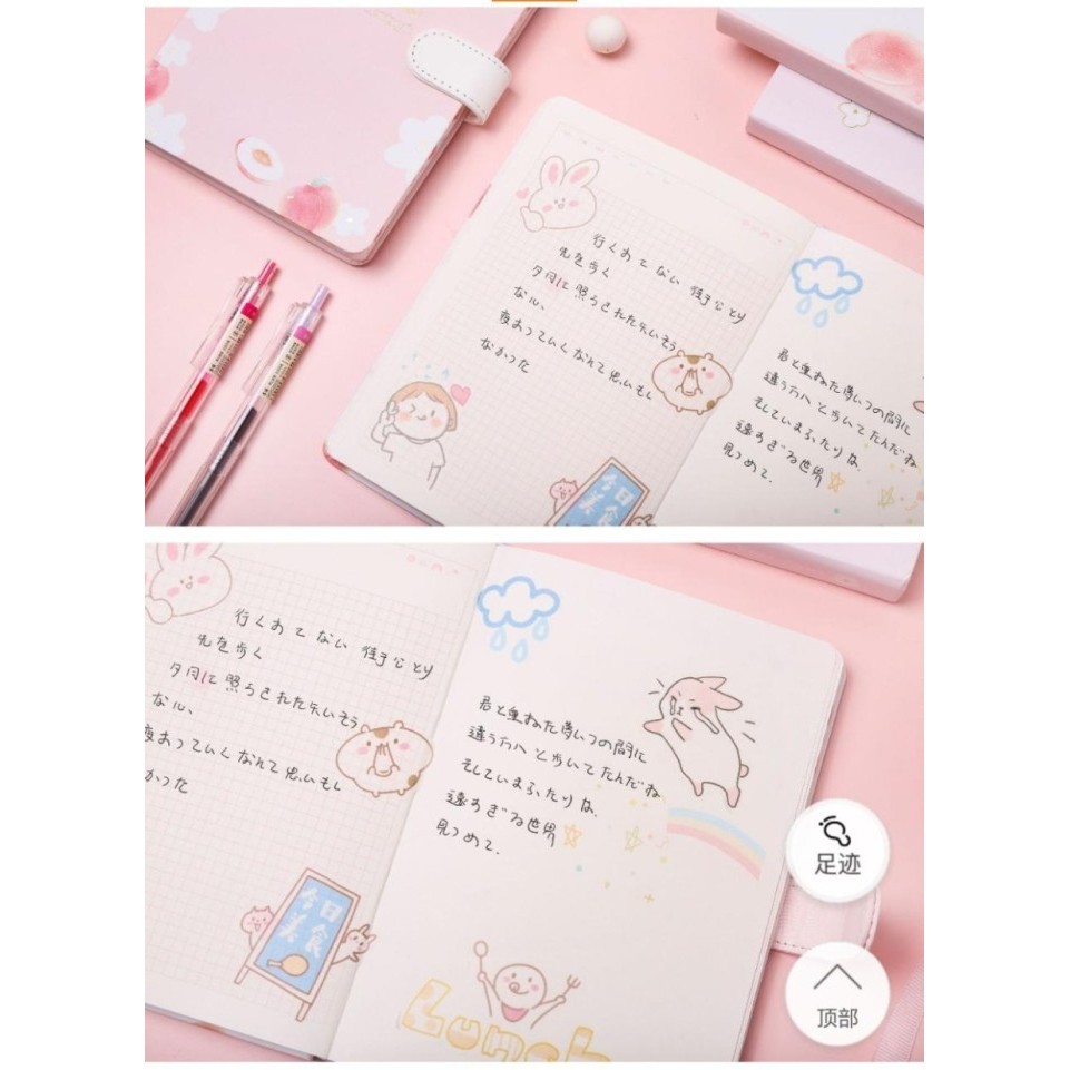 

BARANG TERLARIS NOTEBOOK HARD COVER MAGNET BUKU TULIS AGENDA PEACH DIARY BOOK PLANNER