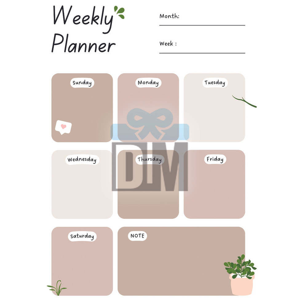 

BARANG TERLARIS Planner Magnet Jumbo Size A3 Sticky Notes Memo Tempel Magnet Murah Ja