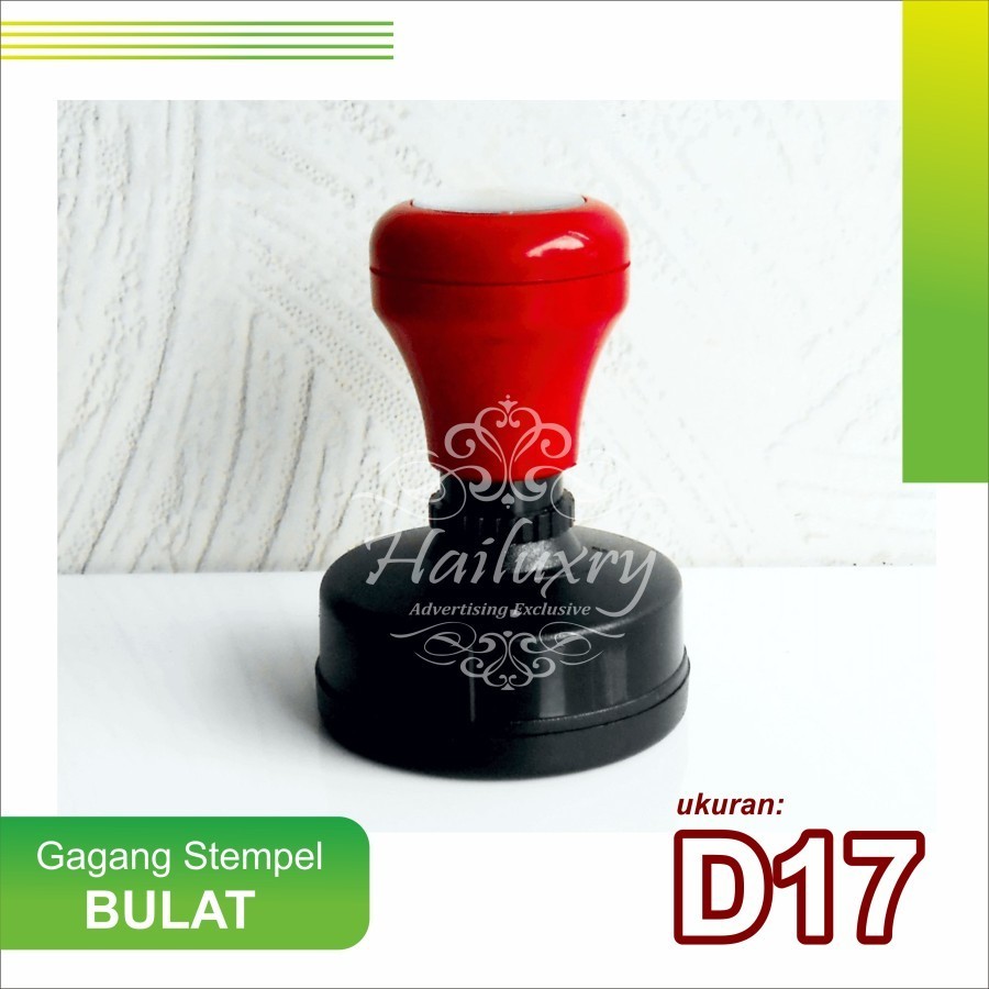 

Gagang Stempel Bulat All size - Otomatis/Flash - D17