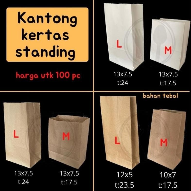 

Berkualitas tinggi, bergaya dengan harga hemat." kantong coklat satchel brown kraft paperbag bungkus kantong kemasan burger kertas coklat kantong makanan fries kemasan kertas polos kertas gorengan fried chicken roti isi 100pc kantong kertas roti donut