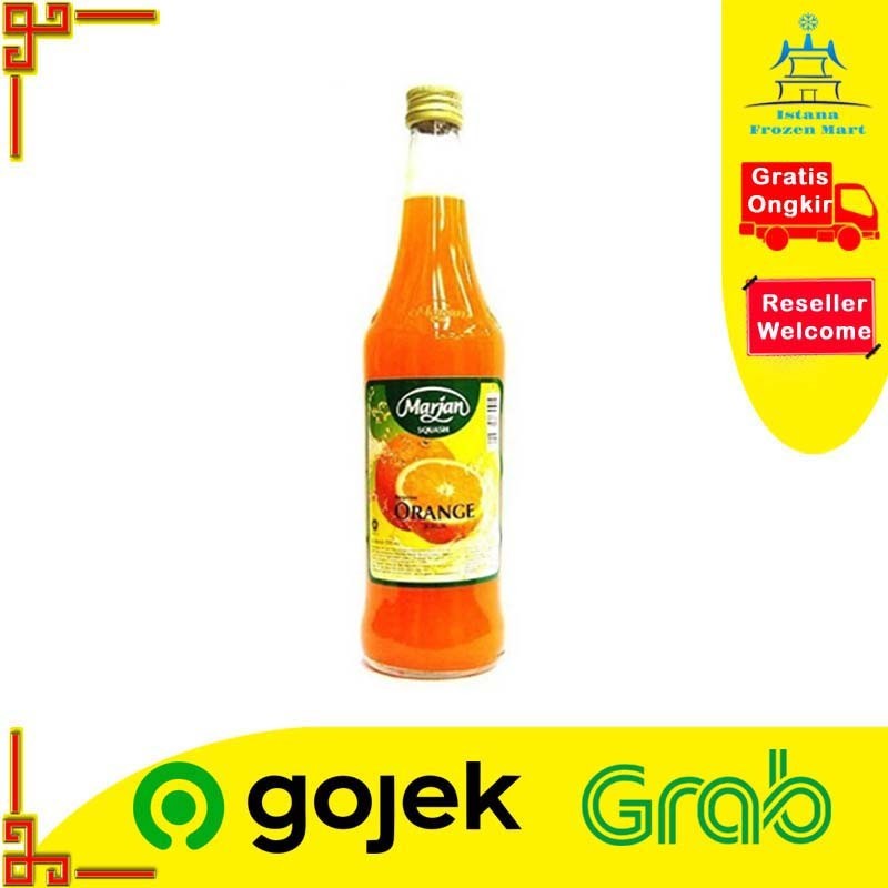 

Sirup MARJAN Syrup Orange Squash 450 ML