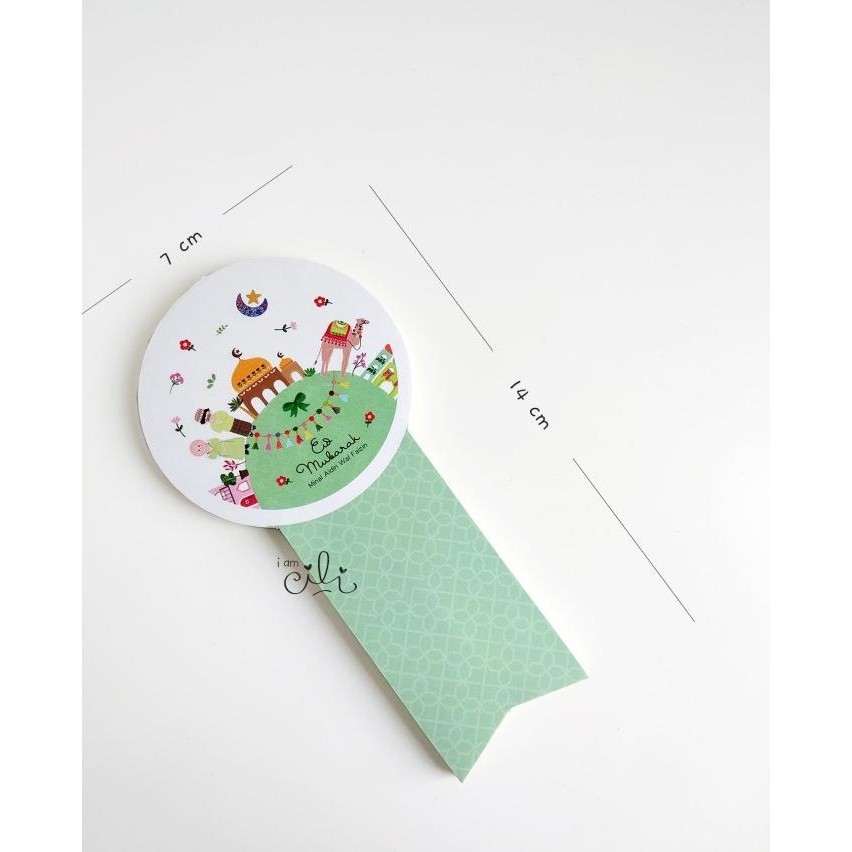 

*#*#*#] (SIF082) stiker lebaran lucu untuk toples 250gr/350 (uk 7x14cm)