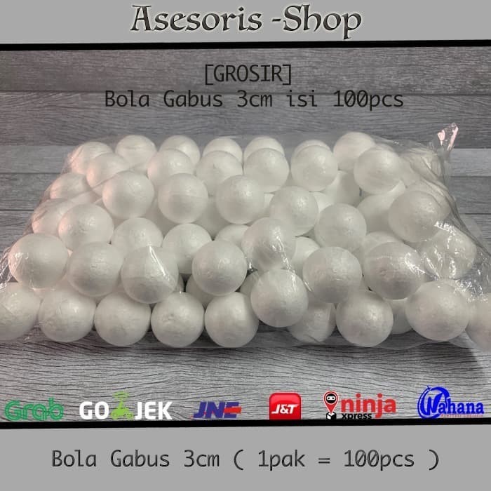 

Terlaris Bola Gabus Styrofoam Ukuran 3Cm Isi 100Pcs Promo Terbaru