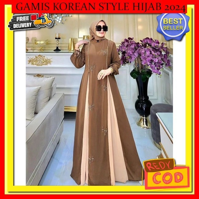 Games Wanita Muslim Terbaru Mewah Gamus Set Hijab Ghamis Wnita Import Gamisterbaru Ied Mubarak Murah