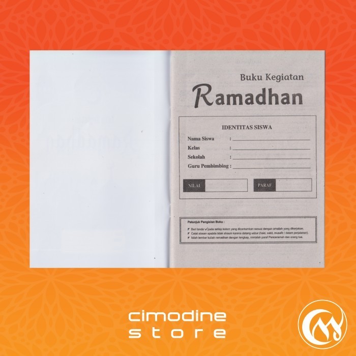 

Buku Kegiatan Bulan Ramadhan Biru Bahan Stencil / Koran 059