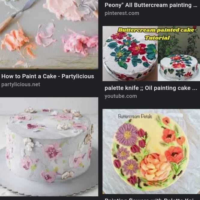 

5PCS/SET SS PALETTE PISAU SPATULA DEKORASI KUE LUKIS UKIR LUKIS ART