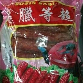 

Sosis Babi Lapciong Malaysia 500 gram isi 11 batang cap kelelawar GS