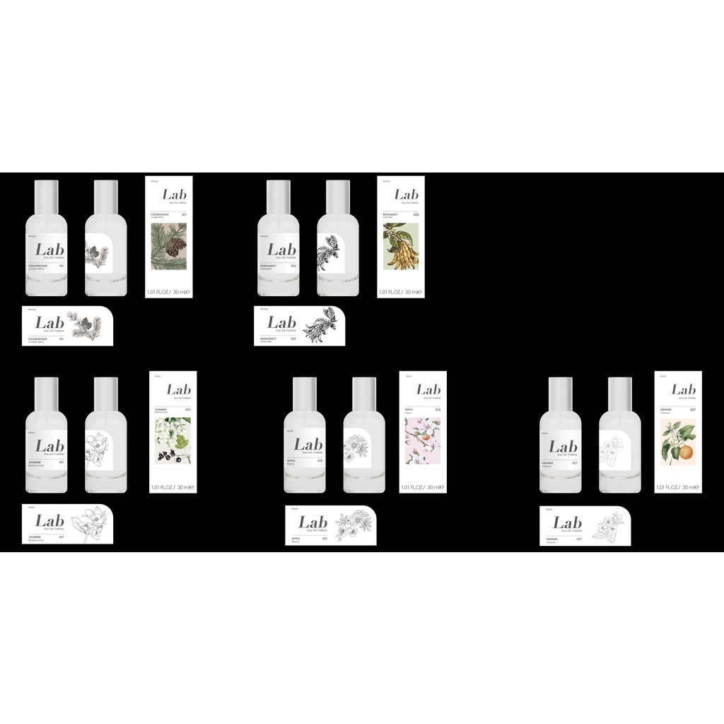OFC Miniso Lab Eau De Toilette Parfum Jasmine Parfum Orange Parfum Apple Parfum Cedarwood Parfum Ber