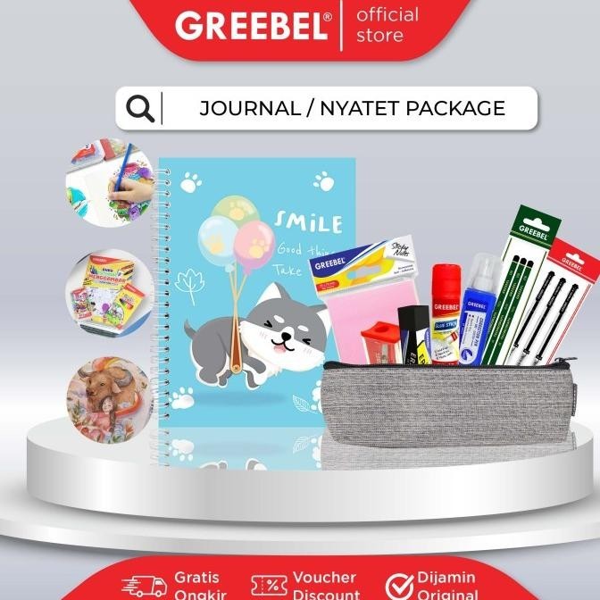 

Ready Greebel Paket Journal /Nyatet Package/ Paket Alat Tulis Untuk Menyatat Pengiriman Cepat