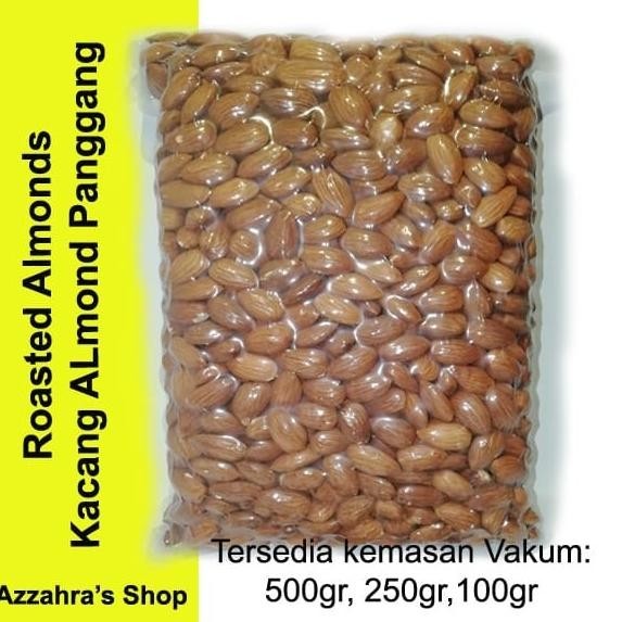 

Terbaik Kacang Almond Panggang (Natural Roasted Almond) 500Gr Limited Edition