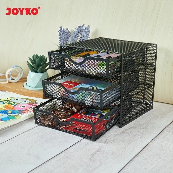 

Terbaru Joyko Desk Set Organizer / Tempat Alat Tulis Kantor Joyko Besi Ds-27 Terbaik