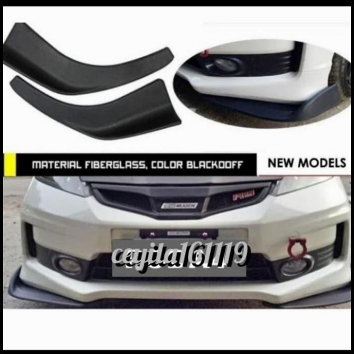 DISKON WINGLET LIPS BUMPER DIFFUSER DEPAN MOBIL ALL NEW JAZZ !!!!!!!