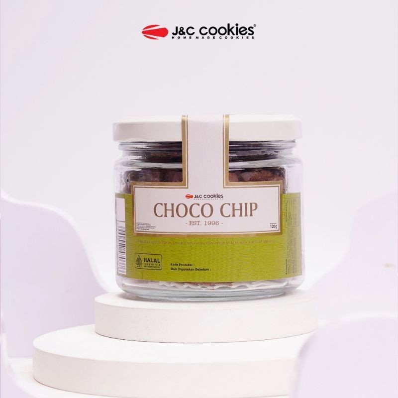 

Kue Kering Choco Chip JNC J&C Cookies Jar Kaca