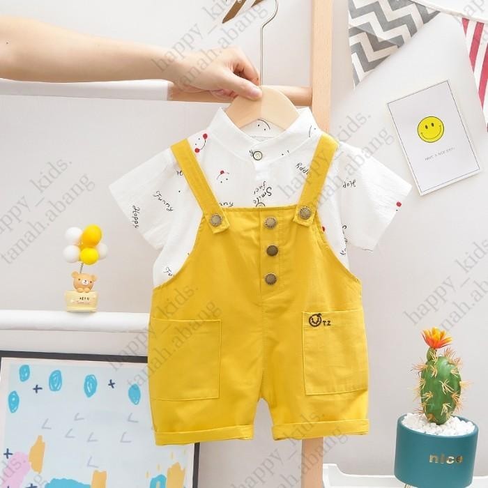 Setelan Kemeja Kodok Anak Laki-Laki / Baju Kodok Anak Laki-Laki