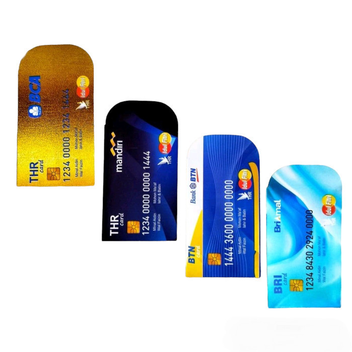 

10 Lembar Amplop Ampau Lebaran Motif Uang Atm Ukuran Medium 7 X 12