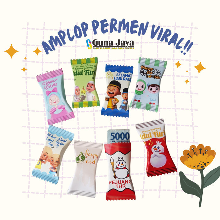 

Termurah-Angpau Lebaran Bentuk Permen-Amplop Lebaran-Amplop Thr-Amplop