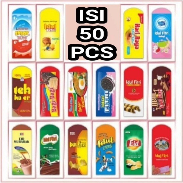 

Amplop Lebaran Isi 50 Lembar Random Ukuran 7X11Cm