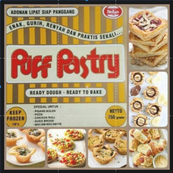 

Bahan Kue Puff Pastry Stella'S 750 Gram Adonan Lipat Siap Panggang Bah