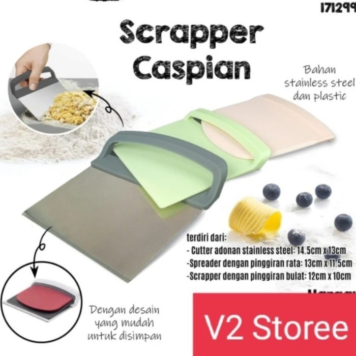 

Scrapper Kue/Cake Lifter Bahan Stainless