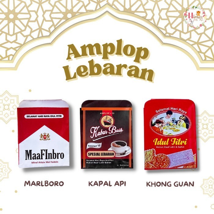 

Amplop Snack Unik / Amplop Lebaran Motif Snack Isi 10 Lembar 2
