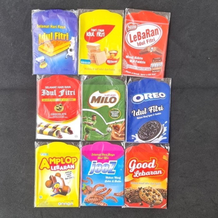 

Amplop Idul Fitri Lebaran Unik Lucu Isi 10 Lbr 7X10.5Cm.