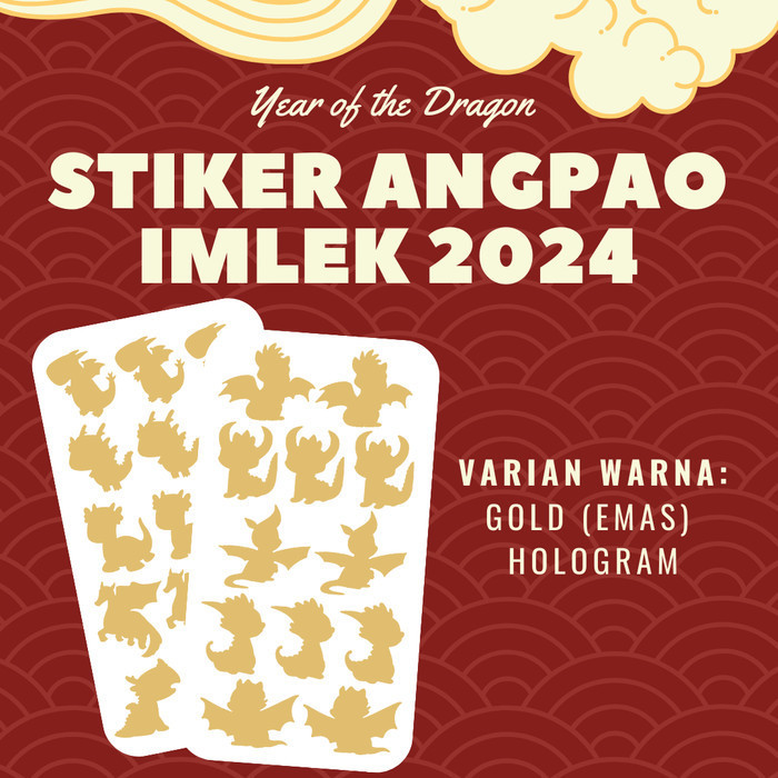 

Stiker Seal Angpao Imlek Sincia Wedding Nikahan Amplop Lebaran Eid