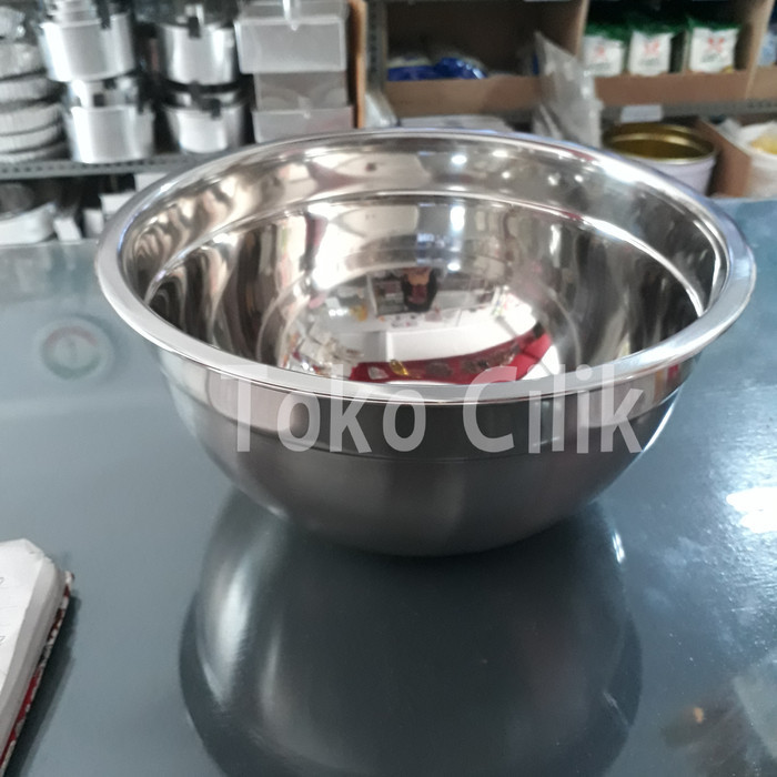 

Mixing/Wl/Stainless/24Cm/Wadah/Aduk/Adonan/Bahan Kue/Telur/Tepung
