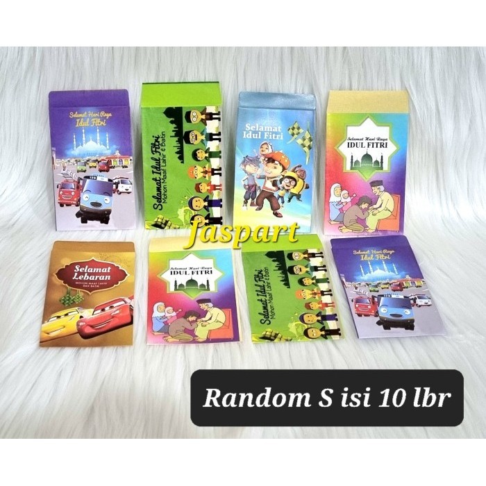 

Amplop Angpao Lebaran Hari Raya Idul Fitri Ukuran Mini Isi 10 Lembar