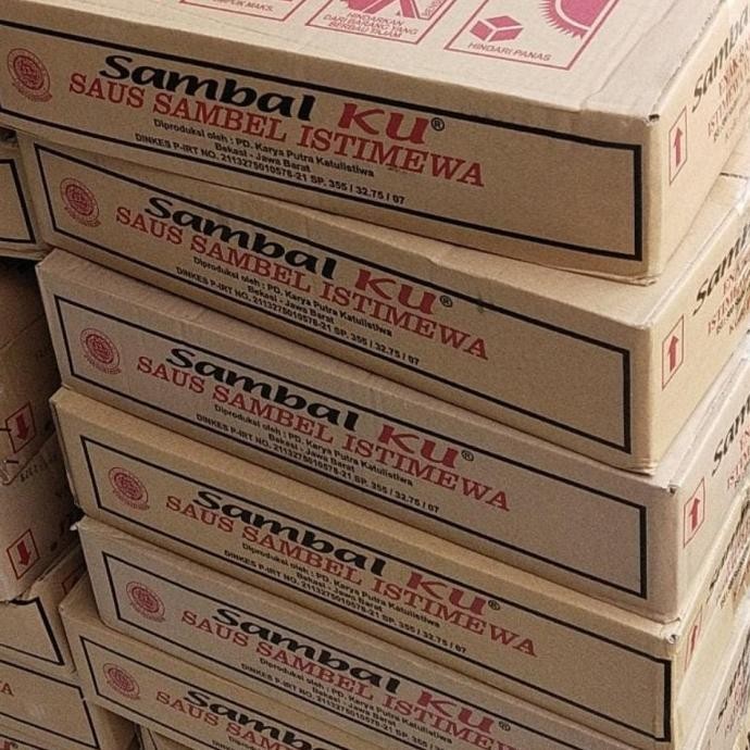 

saos sachet murah sambalku karton sauce dus saset sambal AS76