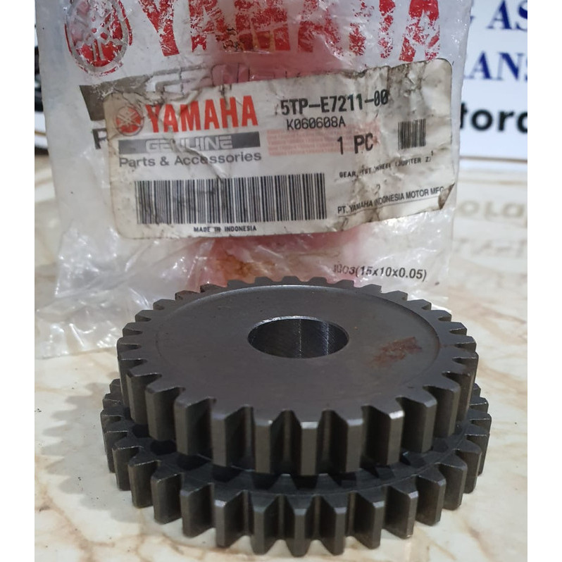 New Gir Rasio No 1 1St Wheel Jupiter Z Asli Original Yamaha 5Tp-E7211-00 Gratis Ongkir