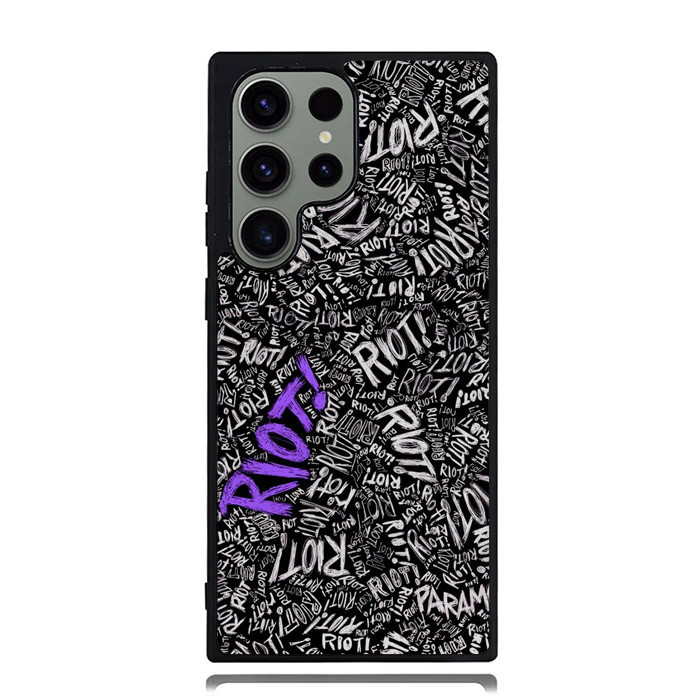 Casing Case Samsung S24 S23 S22 S21 S20 FE Ultra Plus Paramore Riot Purple AE2512 Custom A6