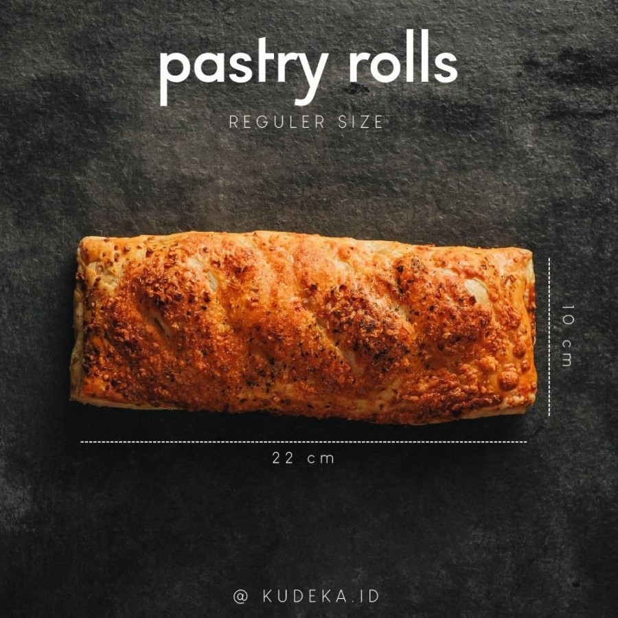 

Pastry Roll Piknik Roll KUDEKA Reguler Size kue oleh oleh khas Bandung - Curry potato