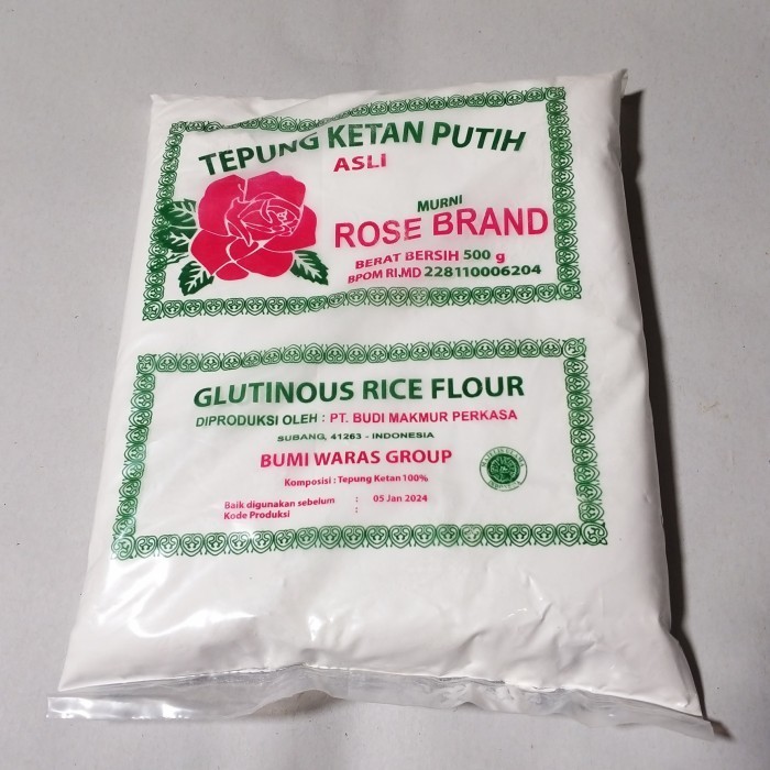 

Tepung Ketan Rose Brand 500Gr 010