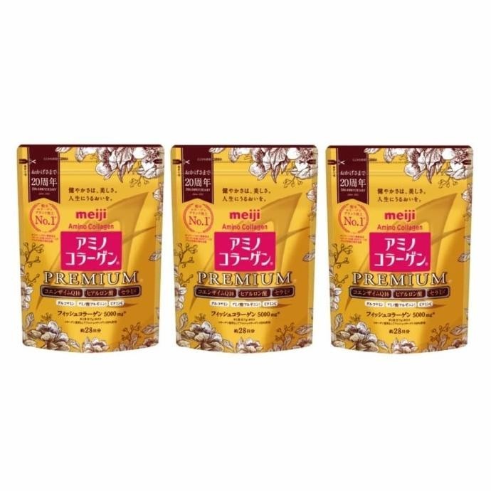 

PAKET 3 MEIJI AMINO COLLAGEN PREMIUM REFILL ORIGINAL JAPAN BS
