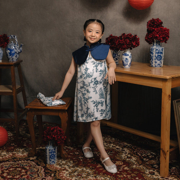 New BUTTERNUT - EMMELINE QIPAO DRESS Dress Imlek Anak Perempuan 2024