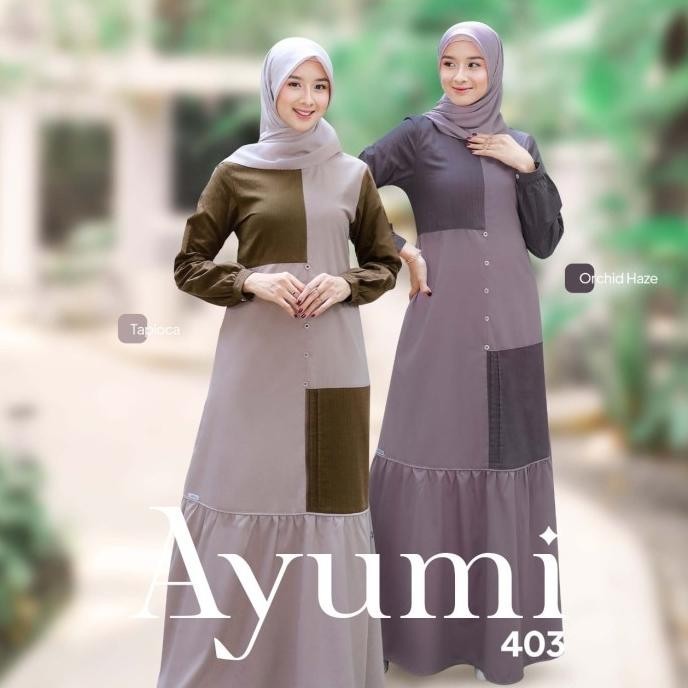 New Gamis Ethica Ayumi 403 Stok Terbatas