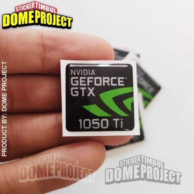 Stiker Motor Stiker laptop Timbul Aksesoris PC GEFORCE GTX 1050 Ti