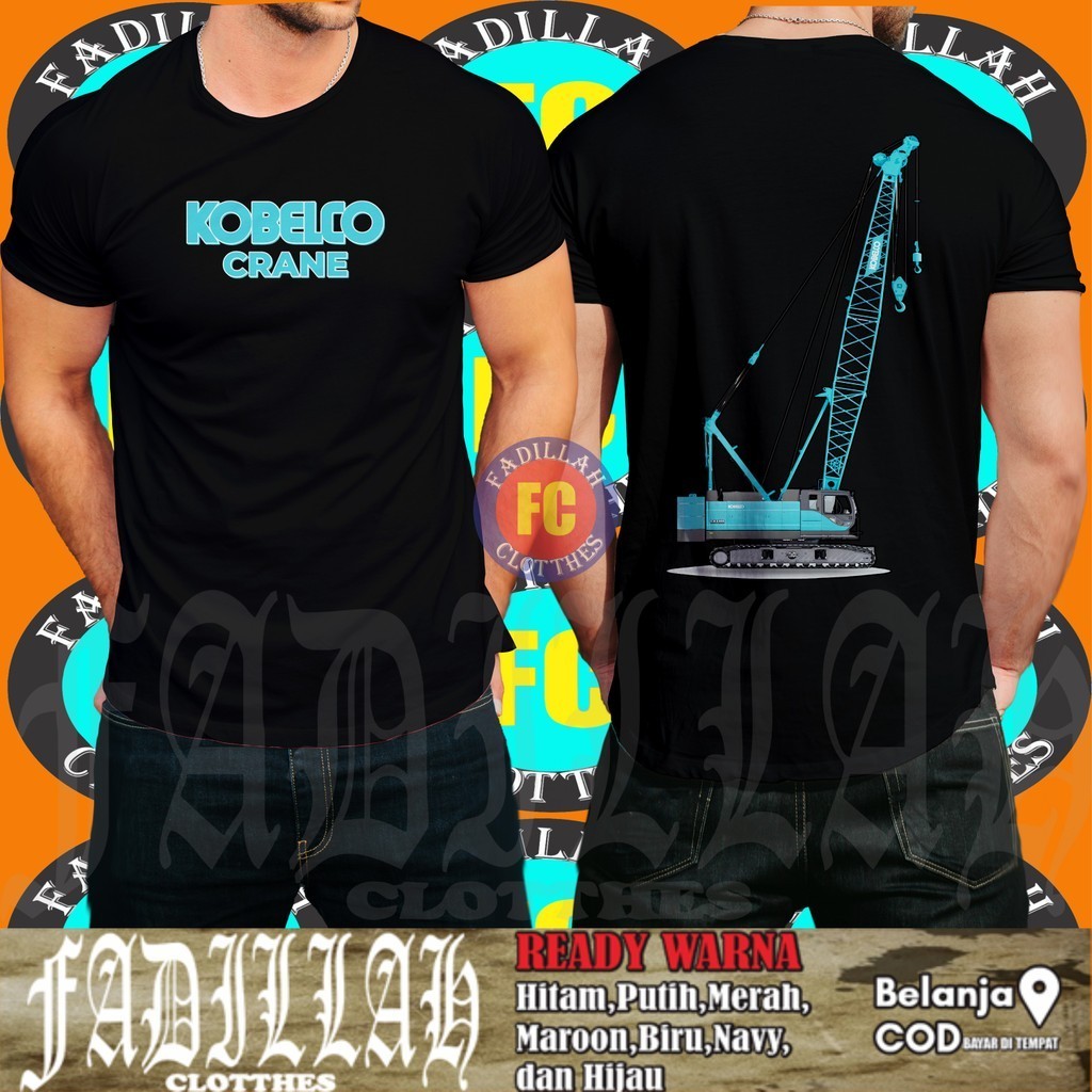 Baju Kaos Kobelco Crane DB Kaos Distro