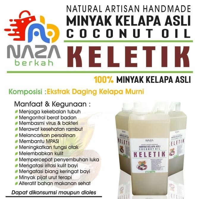 

Minyak Kelapa Klentik Keletik Lentik Leutik Letik 1000ml Murni 100% TM