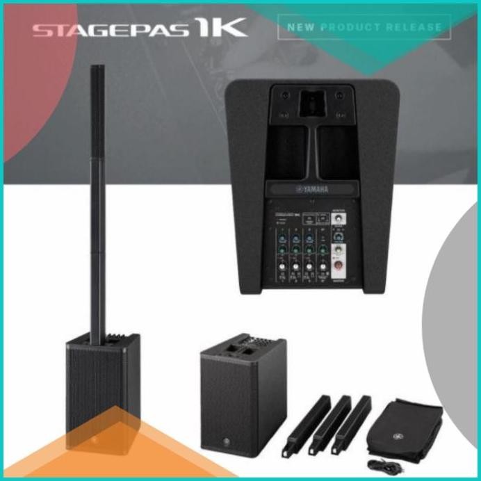 SPEAKER PORTABLE AKTIF YAMAHA STAGEPAS 1K ORIGINAL SUB 12INCH 16novz3
