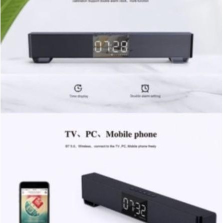 Termurah MiFa K3 Tv Soundbar Wired Wireless Bluetooth Speaker Garansi Resmi