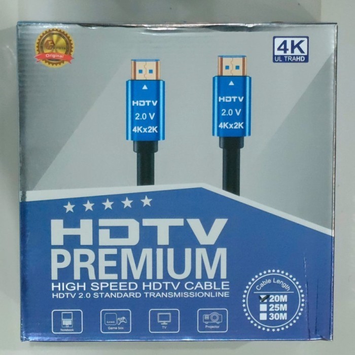 Kabel HDMI 20Meter 4K ULTRA HD Premium V2.0 / hdmi 20 m premium