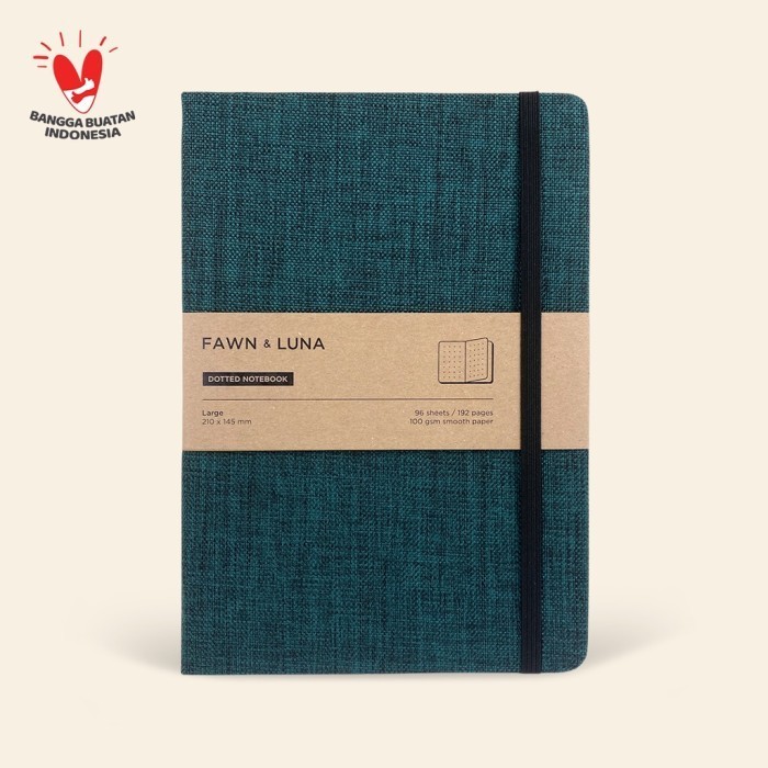

Gaya Notebook Large A5 - Hunter Green Fabric - Buku Jurnal / Agenda Bergaransi